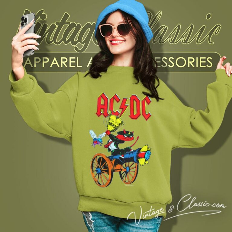 Acdc 1990 Tour Sweatshirt Acdc 1990 Tour Sweatshirt