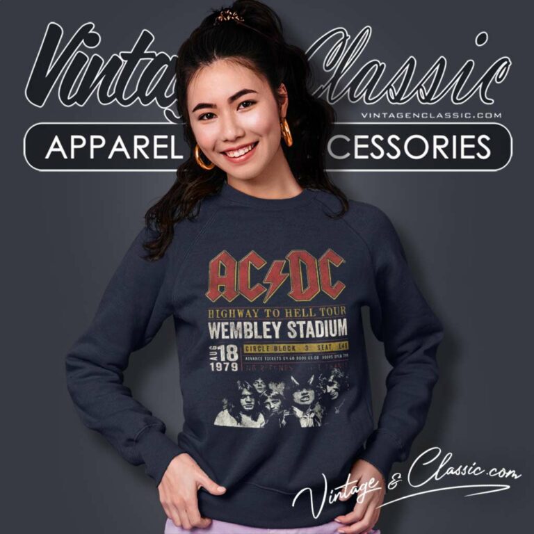 Acdc Wembley Stadium 79 Sweatshirt Acdc Wembley Stadium 79 Sweatshirt