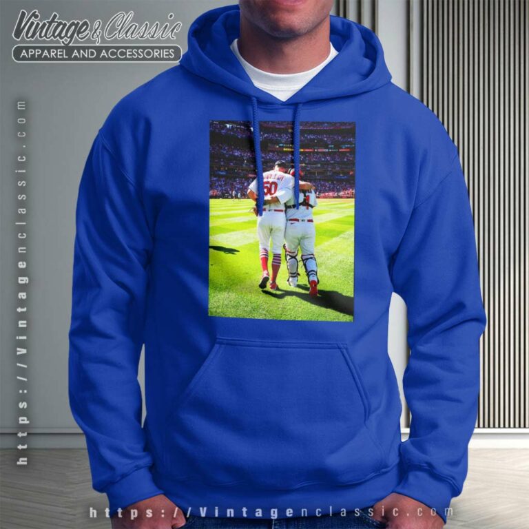 Adam Wainwright And Albert Pujols St Louis Cardinals Hoodie Adam Wainwright And Albert Pujols St Louis Cardinals Hoodie