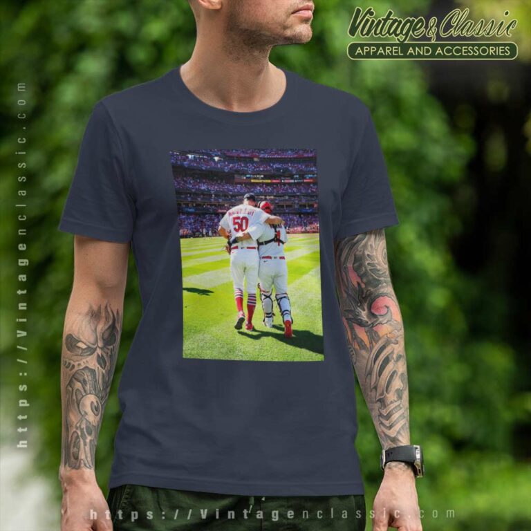 Adam Wainwright And Albert Pujols St Louis Cardinals T Shirt Adam Wainwright And Albert Pujols St Louis Cardinals T Shirt