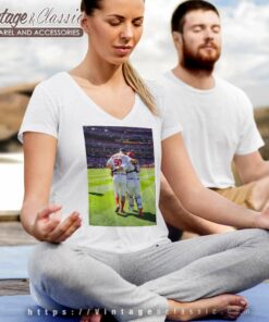 Adam Wainwright And Albert Pujols St Louis Cardinals V Neck TShirt