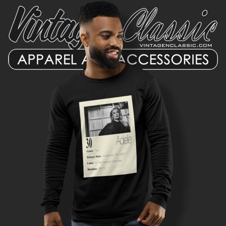 Adele 30 Minimalist Long Sleeve Tee Adele 30 Minimalist Long Sleeve Tee