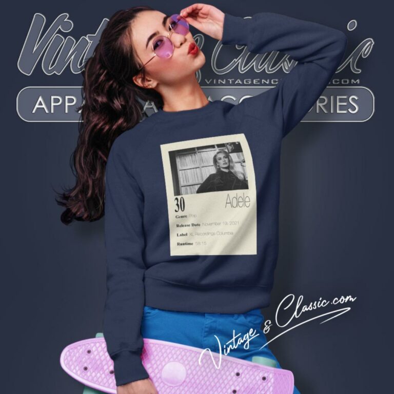 Adele 30 Minimalist Sweatshirt Adele 30 Minimalist Sweatshirt