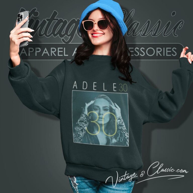 Adele 30 Signature Sweatshirt Adele 30 Signature Sweatshirt