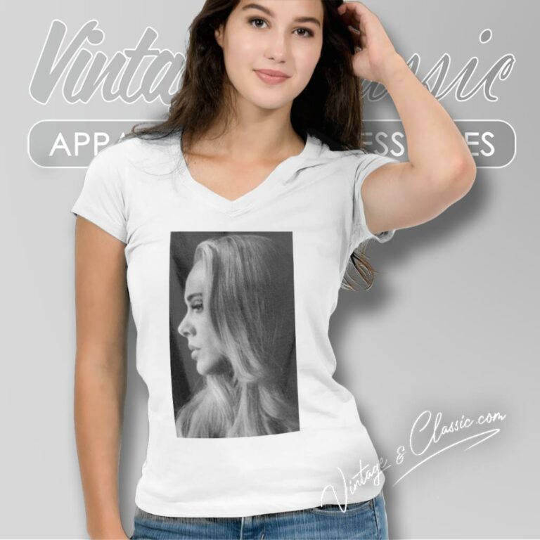 Adele Easy On Me V Neck TShirt Adele Easy On Me V Neck TShirt
