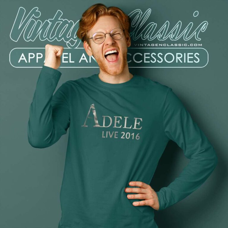 Adele Live 2016 Logo Shirt Long Sleeve Tee Adele Live 2016 Logo Shirt Long Sleeve Tee
