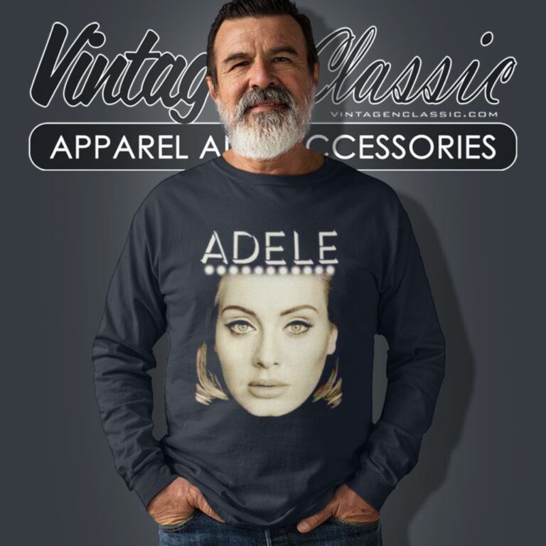 Adele Shirt Adkins Portrait Love World Tour Album Hello Long Sleeve Tee Adele Shirt Adkins Portrait Love World Tour Album Hello Long Sleeve Tee