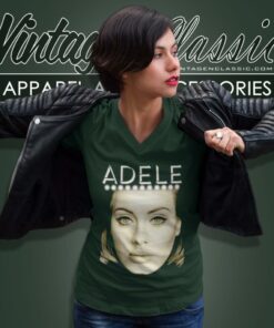 Adele Shirt Adkins Portrait Love World Tour Album Hello V Neck TShirt