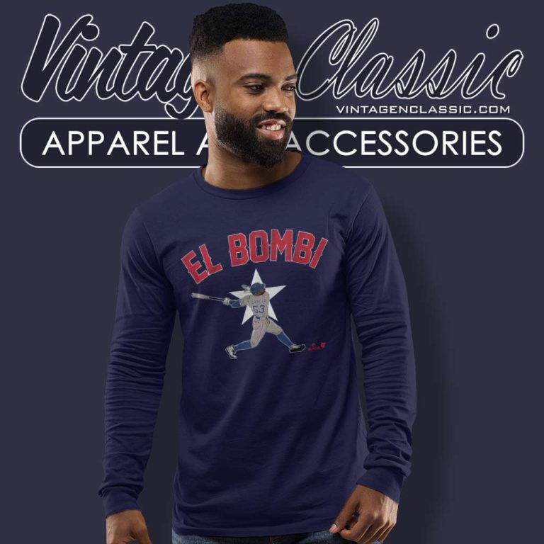 Adolis Garcia El Bombi Swing Long Sleeve Tee Adolis Garcia El Bombi Swing Long Sleeve Tee