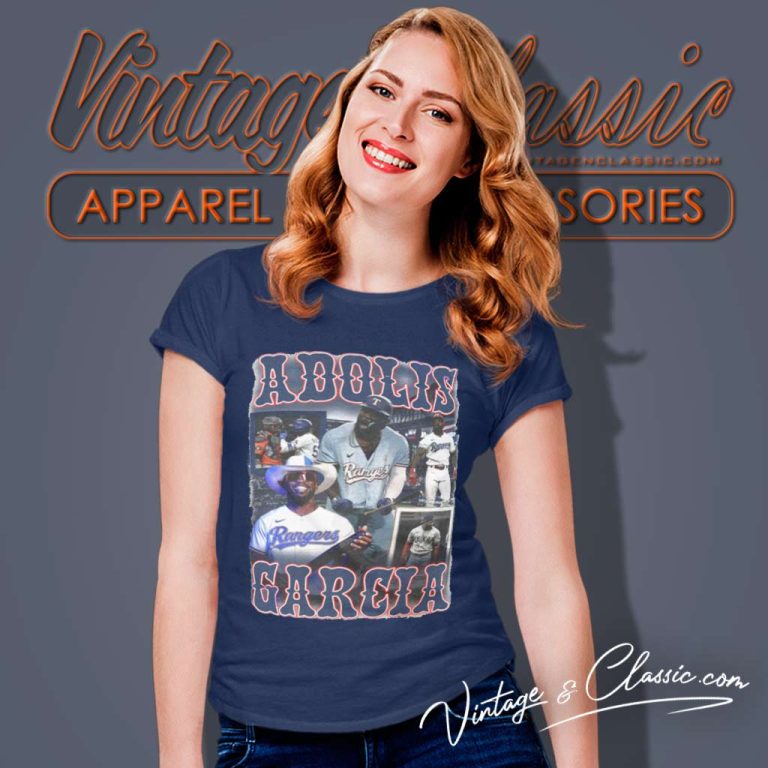 Adolis Garcia Shirt Mlb Texas Rangers Baseball Championship Women TShirt Adolis Garcia Shirt Mlb Texas Rangers Baseball Championship Women TShirt
