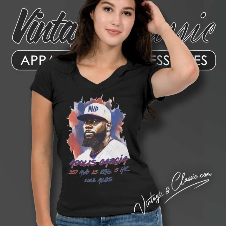 Adolis Garcia Shirt Texas Rangers Alcs Mvp V Neck TShirt Adolis Garcia Shirt Texas Rangers Alcs Mvp V Neck TShirt