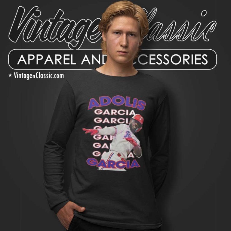 Adolis Garcia Texas Rangers Alcs Mvp 2023 Long Sleeve Tee Adolis Garcia Texas Rangers Alcs Mvp 2023 Long Sleeve Tee