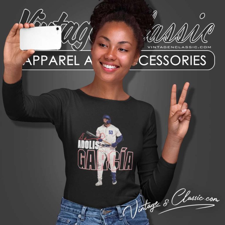 Adolis Garcia Texas Stance Signature Long Sleeve Tee Adolis Garcia Texas Stance Signature Long Sleeve Tee