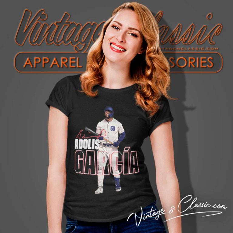 Adolis Garcia Texas Stance Signature Women TShirt Adolis Garcia Texas Stance Signature Women TShirt