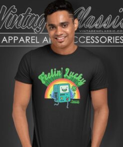 Adventure Time Feelin Lucky St Paddys Day T Shirt