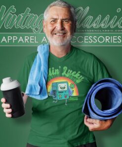 Adventure Time Feelin Lucky St Paddys Day V Neck TShirt