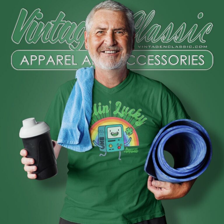 Adventure Time Feelin Lucky St Paddys Day V Neck TShirt Adventure Time Feelin Lucky St Paddys Day V Neck TShirt