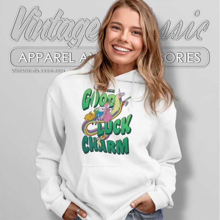 Adventure Time Good Luck Charm St Paddys Day Hoodie Adventure Time Good Luck Charm St Paddys Day Hoodie