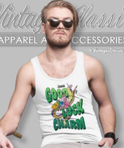 Adventure Time Good Luck Charm St Paddys Day Tank Top Racerback