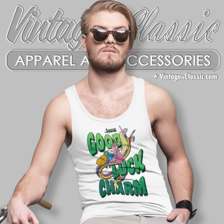 Adventure Time Good Luck Charm St Paddys Day Tank Top Racerback Adventure Time Good Luck Charm St Paddys Day Tank Top Racerback