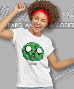 Adventure Time Shamrock Jake St Paddys Day Women T Shirt