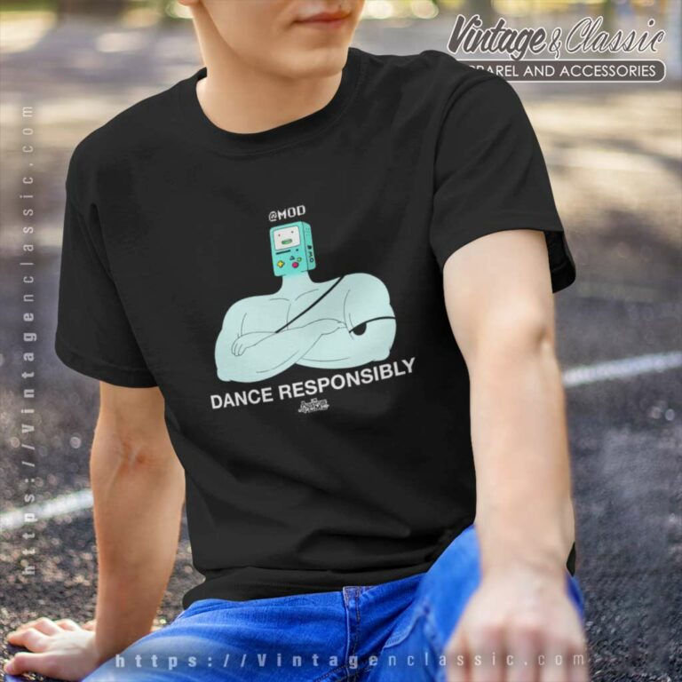 Adventure Time Shirt Dance Responsibly T Shirt Adventure Time Shirt Dance Responsibly T Shirt