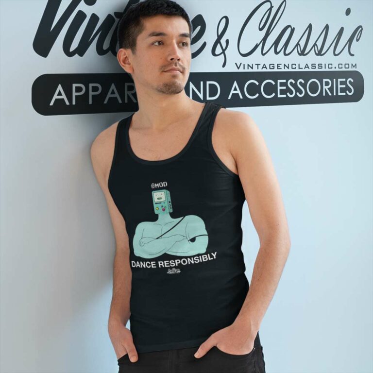 Adventure Time Shirt Dance Responsibly Tank Top Racerback Adventure Time Shirt Dance Responsibly Tank Top Racerback