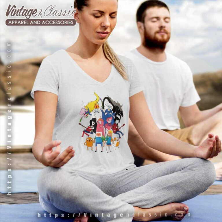 Adventure Time Shirt Mirror Counterparts V Neck TShirt Adventure Time Shirt Mirror Counterparts V Neck TShirt