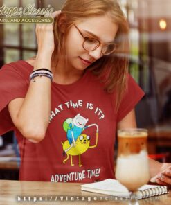 Adventure Time Shirt What Time Is It Women TShirt