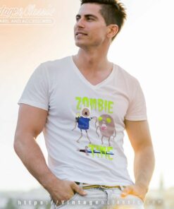 Adventure Time Zombie Time V Neck TShirt