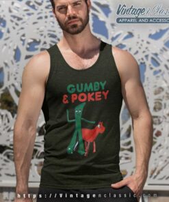 Adventures Of Gumby And Pokey Tank Top Racerback
