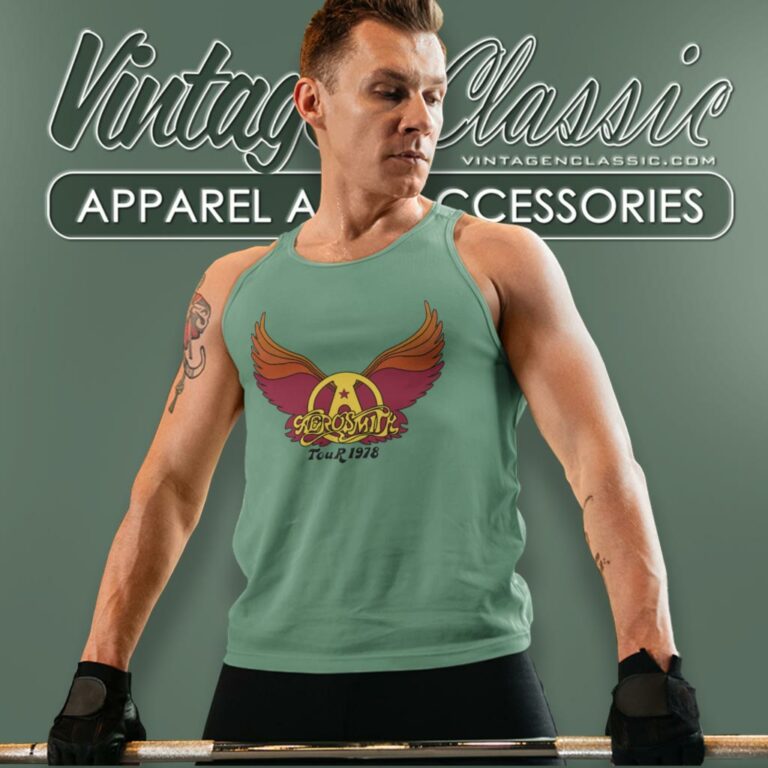 Aerosmith 1978 Tour Tank Top Racerback Aerosmith 1978 Tour Tank Top Racerback