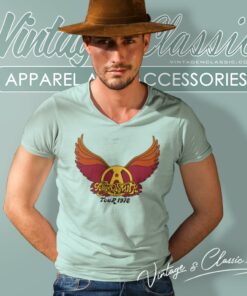 Aerosmith 1978 Tour V Neck TShirt