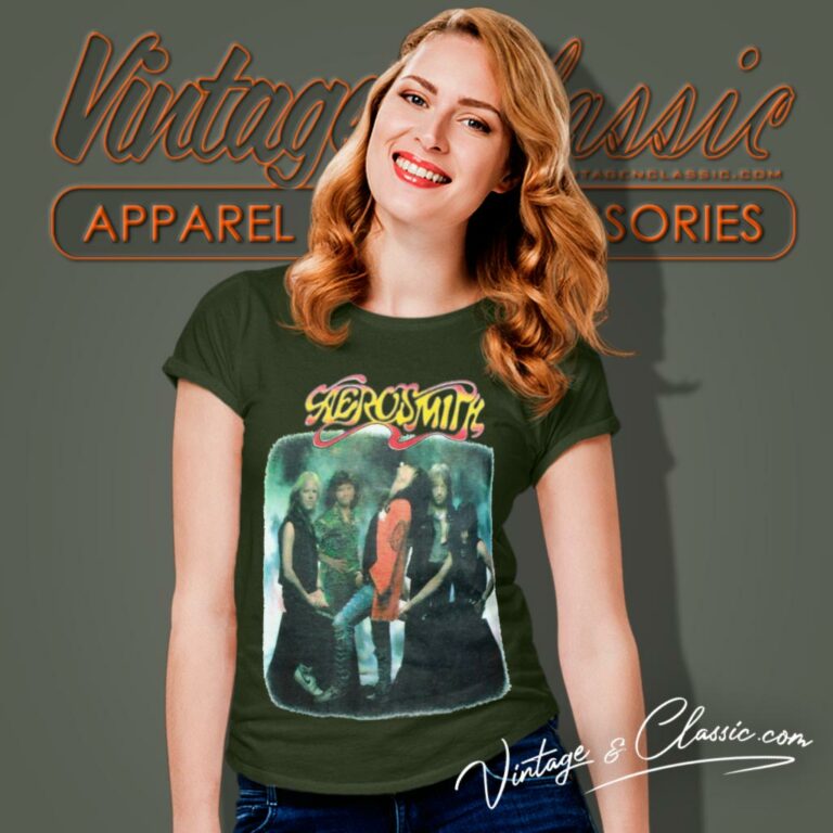Aerosmith 1987 Concert Women T Shirt Aerosmith 1987 Concert Women T Shirt