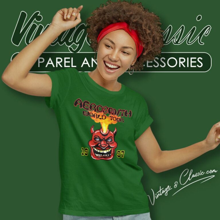 Aerosmith 1997 World Tour Women T Shirt Aerosmith 1997 World Tour Women T Shirt