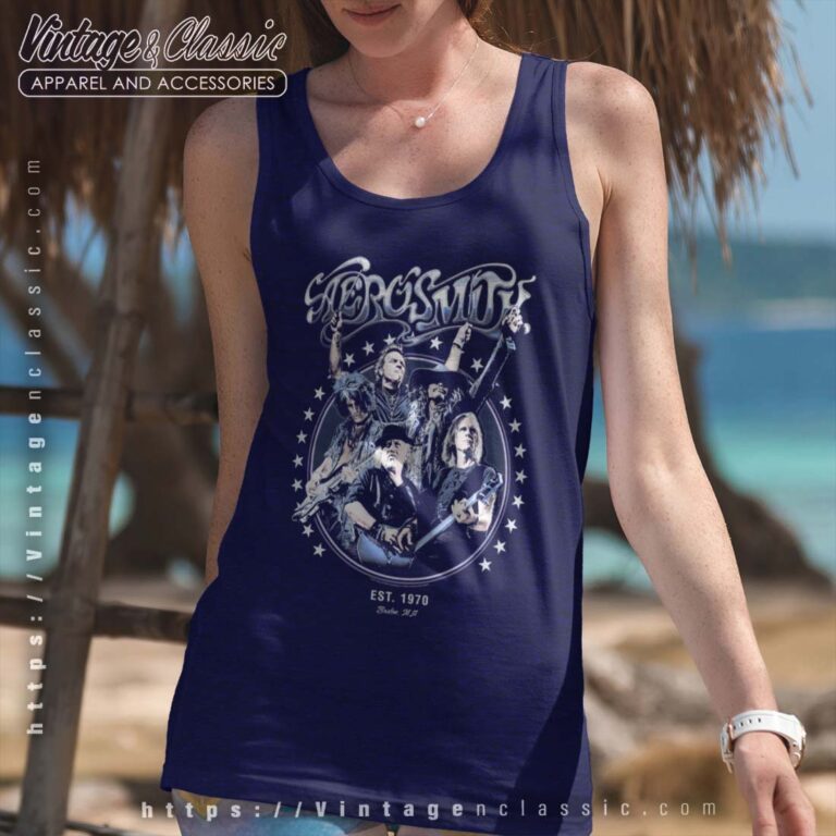 Aerosmith Boston Est 1970 Shirt Raceback Tank Aerosmith Boston Est 1970 Shirt Raceback Tank