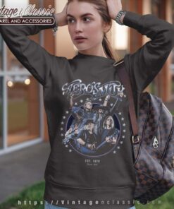 Aerosmith Boston Est 1970 Shirt Sweatshirt Women