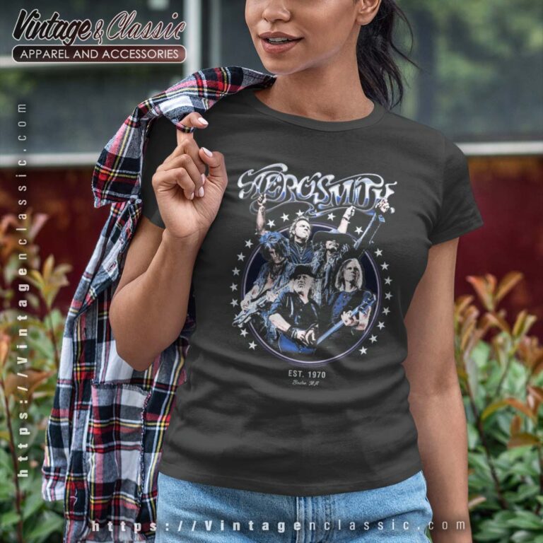 Aerosmith Boston Est 1970 Shirt T shirt Women Aerosmith Boston Est 1970 Shirt T shirt Women