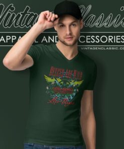 Aerosmith Deuces Are Wild V Neck TShirt