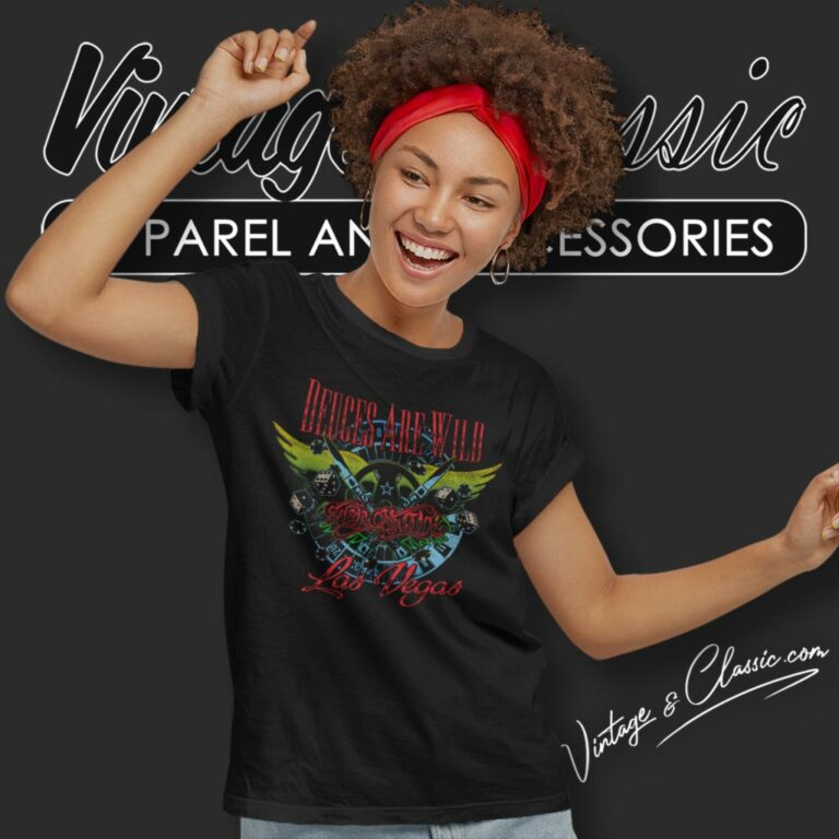 Aerosmith Deuces Are Wild Women T Shirt Aerosmith Deuces Are Wild Women T Shirt