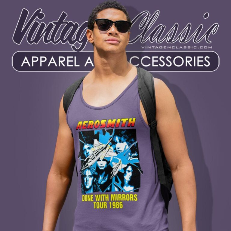 Aerosmith Done With Mirrors Tank Top Racerback Aerosmith Done With Mirrors Tank Top Racerback
