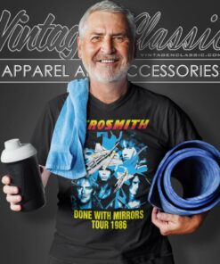 Aerosmith Done With Mirrors V Neck TShirt
