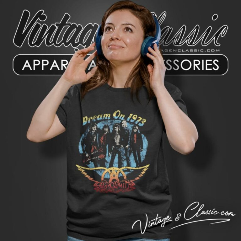 Aerosmith Dream On 1973 Women T Shirt Aerosmith Dream On 1973 Women T Shirt