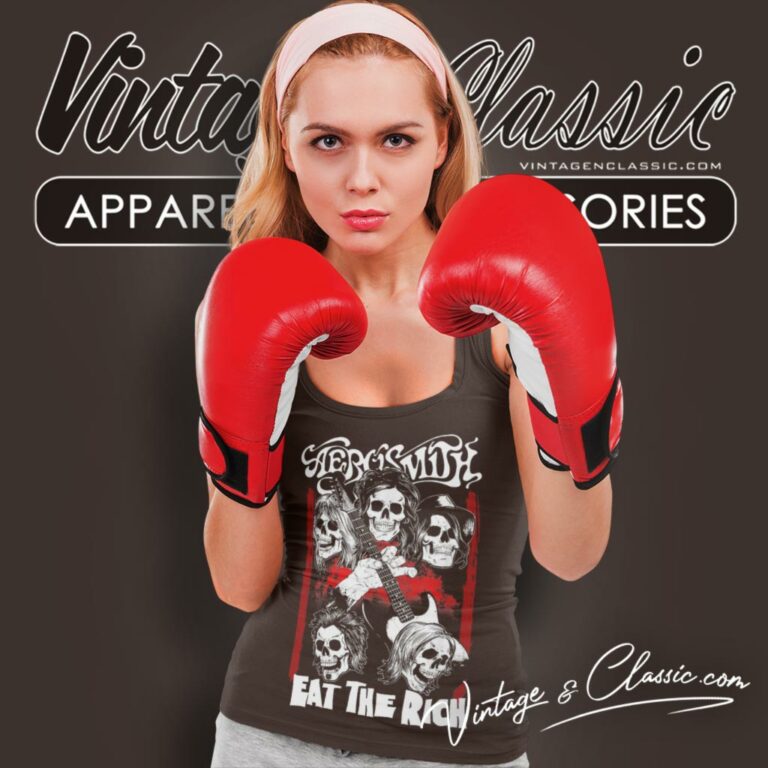 Aerosmith Eat The Rich Tank Top Racerback Aerosmith Eat The Rich Tank Top Racerback