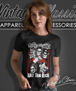 Aerosmith Eat The Rich Women T Shirt