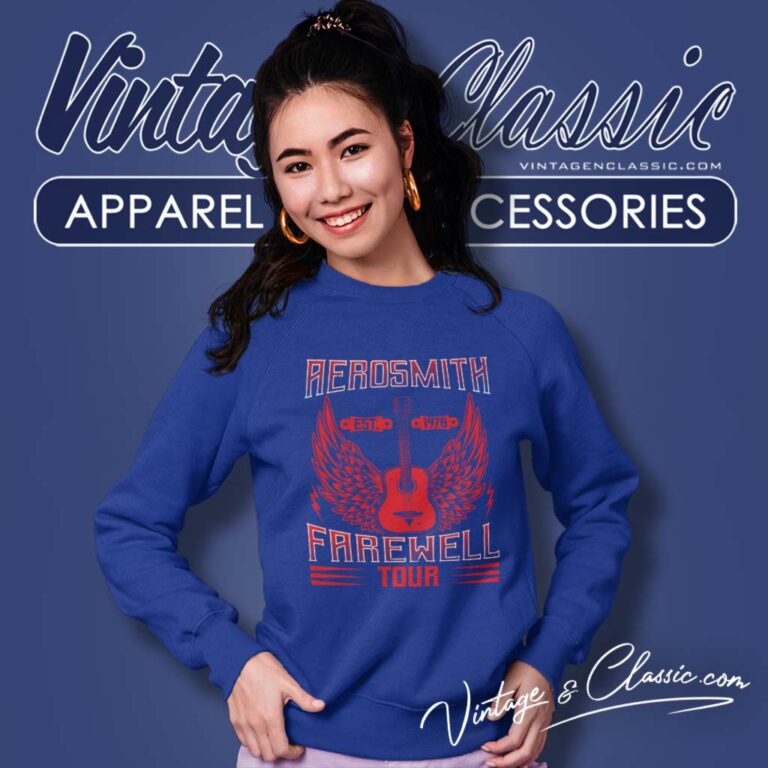 Aerosmith Est 1970 Farewell Tour Sweatshirt Aerosmith Est 1970 Farewell Tour Sweatshirt