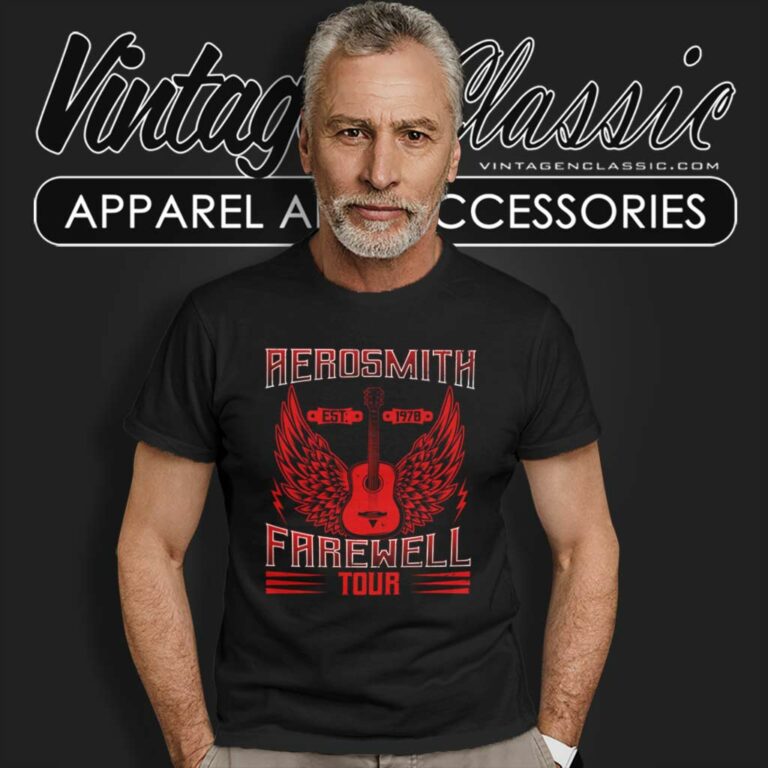 Aerosmith Est 1970 Farewell Tour T Shirt Aerosmith Est 1970 Farewell Tour T Shirt