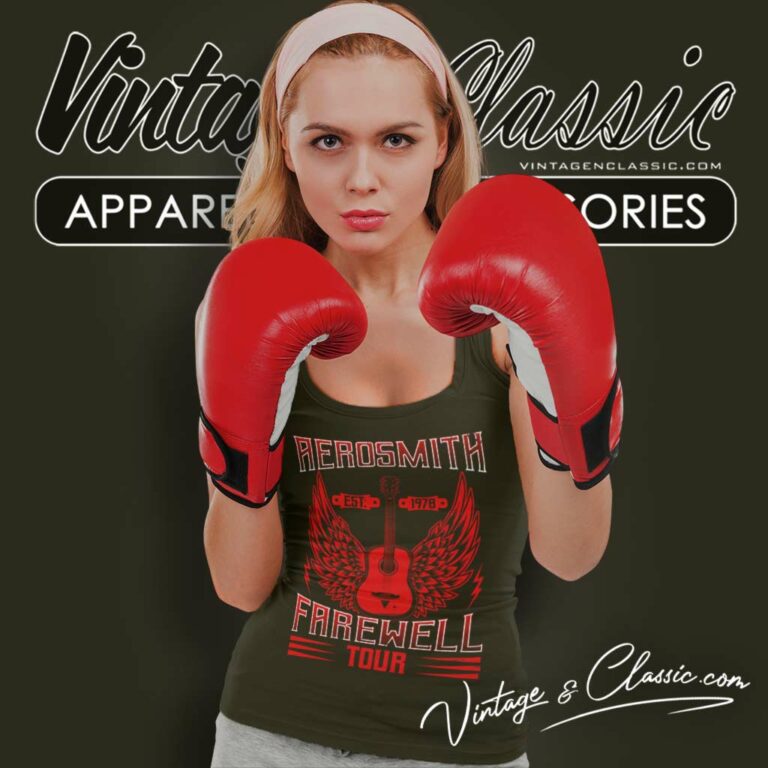 Aerosmith Est 1970 Farewell Tour Tank Top Racerback Aerosmith Est 1970 Farewell Tour Tank Top Racerback