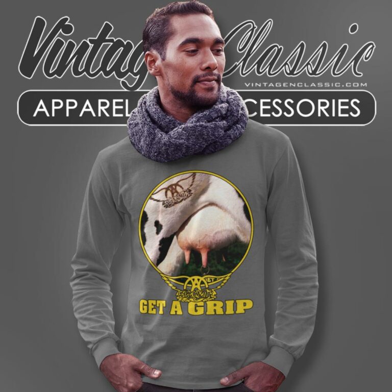 Aerosmith Get A Grip Album Long Sleeve Tee Aerosmith Get A Grip Album Long Sleeve Tee
