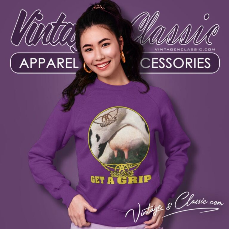 Aerosmith Get A Grip Album Sweatshirt Aerosmith Get A Grip Album Sweatshirt